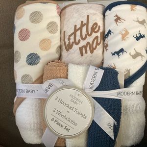 Hooded towels and wash cloths